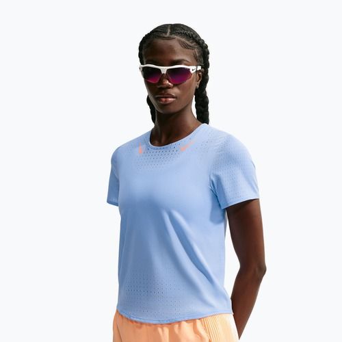 Maglia da running da donna Nike AeroSwift aluminum/atomic pink