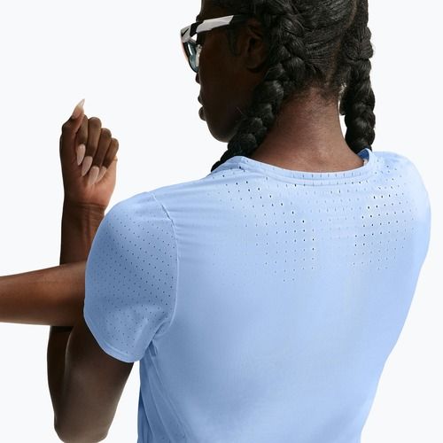 Maglia da running da donna Nike AeroSwift aluminum/atomic pink