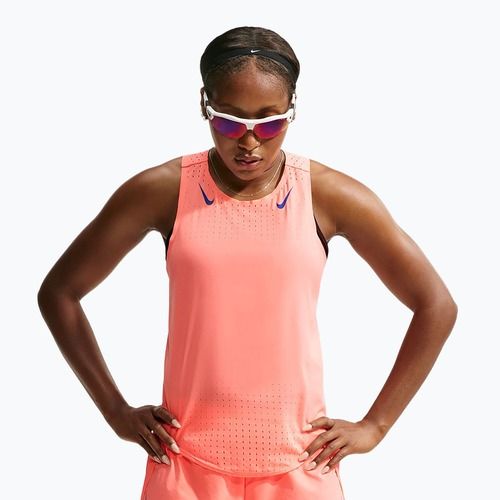 Maglia da running da donna Nike AeroSwift atomic pink/old royal