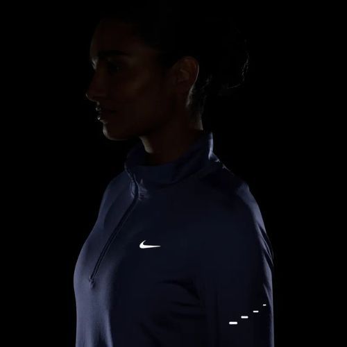 Felpa da corsa donna Nike Swift Dri-FIT UV 1/4-Zip aluminum