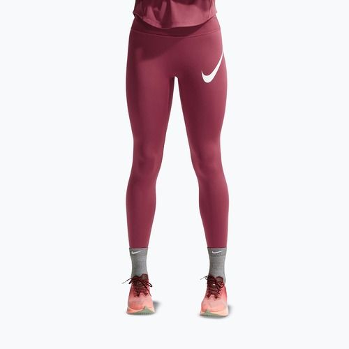 Leggings da donna Nike Tempo Swoosh Run pink smoke/white