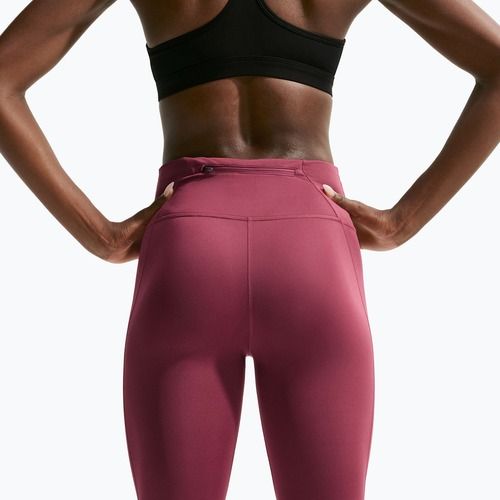 Leggings da donna Nike Tempo Swoosh Run pink smoke/white