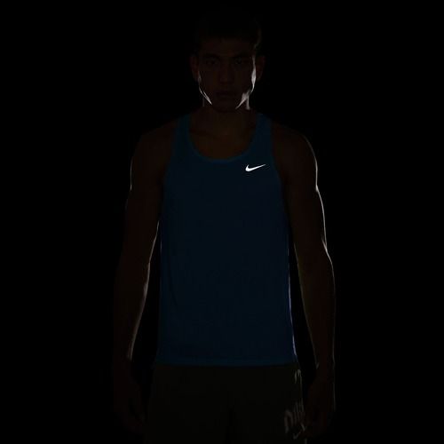 Maglia da corsa da uomo Nike Fast Dri-Fit light current blue