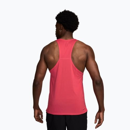 Maglia da corsa da uomo Nike Fast Dri-Fit fusion red