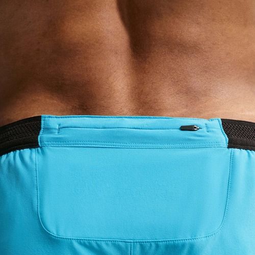 Pantaloncini da corsa da uomo Nike AeroSwift light current blue/black