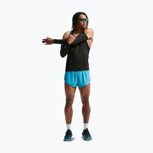 Pantaloncini da corsa da uomo Nike AeroSwift light current blue/black