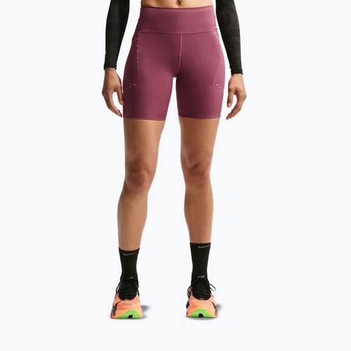 Pantaloncini da corsa da donna Nike Swift pink smoke