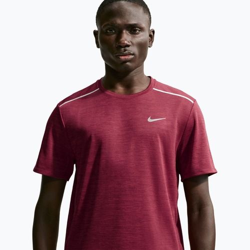Maglia da corsa da uomo Nike Miler Dri-Fit UV tough red/mystic dates