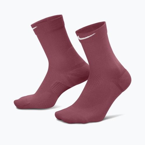 Calze Nike Run Midweight Crew pink smoke/pink rise/white