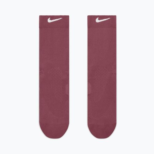 Calze Nike Run Midweight Crew pink smoke/pink rise/white