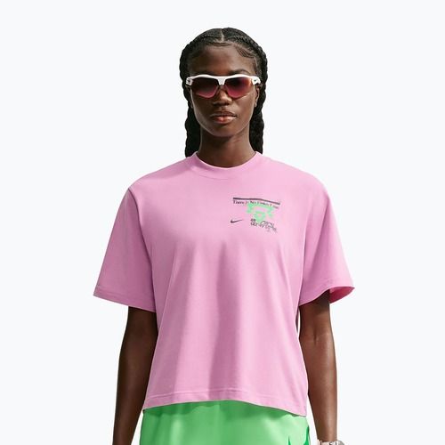 Maglia da running da donna Nike Swift Dri-Fit pink rise/illusion green