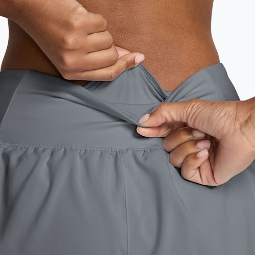 Pantaloncini da corsa da donna Nike Tempo Flow cool grey/cool grey