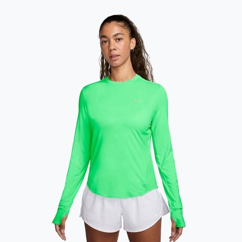 Longsleeve da running donna Nike Swift Dri-FIT UV illusion green