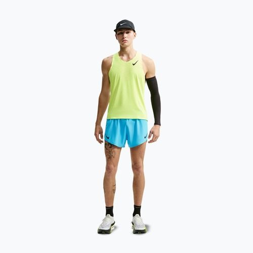 Pantaloncini da corsa da uomo Nike AeroSwift light current blue/black