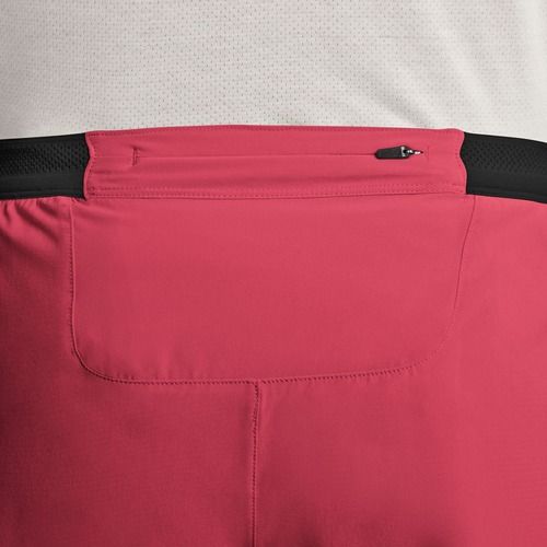 Pantaloncini da corsa da uomo Nike AeroSwift fusion red/black