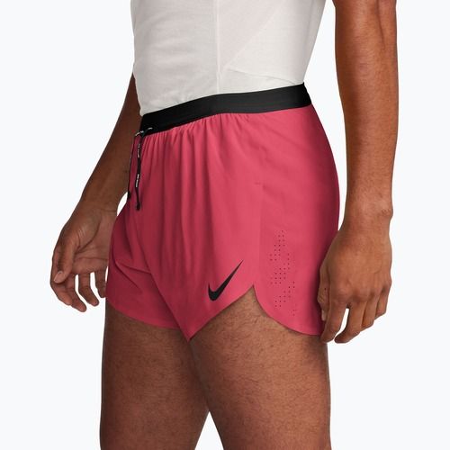 Pantaloncini da corsa da uomo Nike AeroSwift fusion red/black