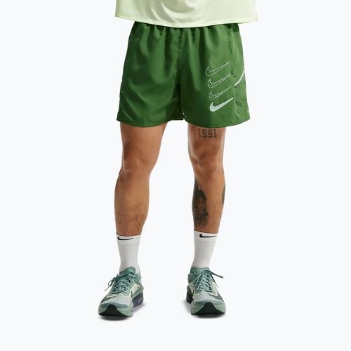 Pantaloncini da corsa da uomo Nike Miler forest green