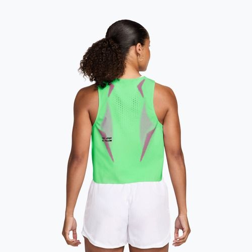 Maglia da corsa da uomo Nike AeroSwift illusion green/black/black