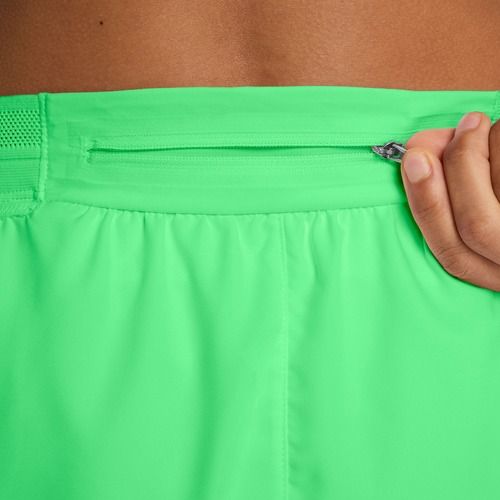 Pantaloncini da corsa da donna Nike AeroSwift illusion green/black