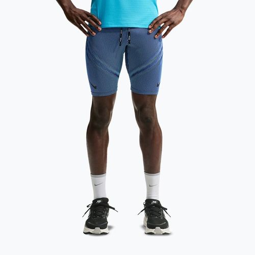 Pantaloncini da corsa da uomo Nike AeroSwift baltic blue/black/old royal/black