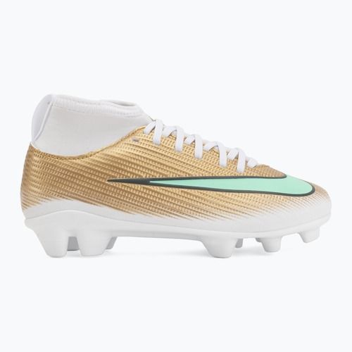 Scarpe da calcio bambino Nike Jr. Mercurial Superfly 11 Club "Kylian Mbappé" metallic gold/green glow