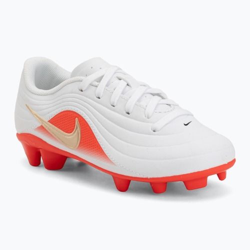 Scarpe da calcio bambino Nike Jr. Tiempo Maestro Club White/Bright Crimson/Blur