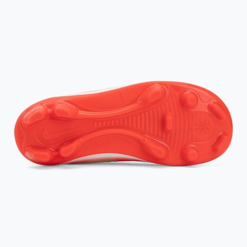 Scarpe da calcio bambino Nike Jr. Tiempo Maestro Club White/Bright Crimson/Blur