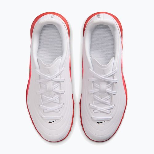Scarpe da calcio bambino Nike Jr. Tiempo Maestro Club White/Bright Crimson/Blur