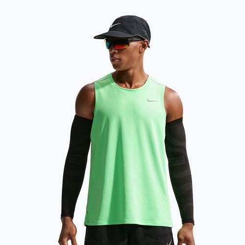 Maglia da corsa da uomo Nike Miler illusion green