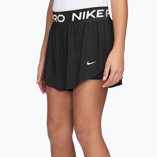 Pantaloncini bambini Nike Pro Dri-Fit 2in1 black/black/white