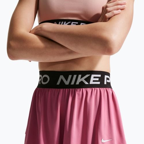 Pantaloncini bambini Nike Pro Dri-Fit 2in1 peony/black/white