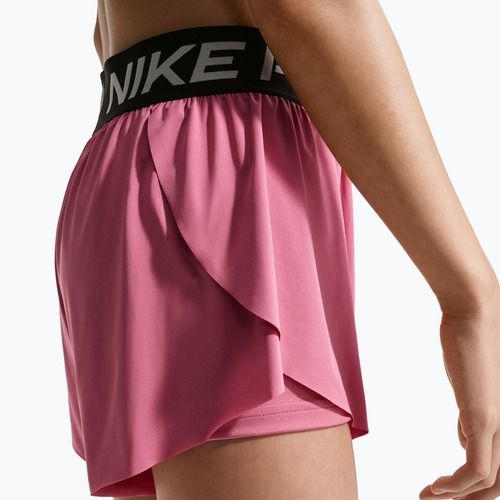 Pantaloncini bambini Nike Pro Dri-Fit 2in1 peony/black/white
