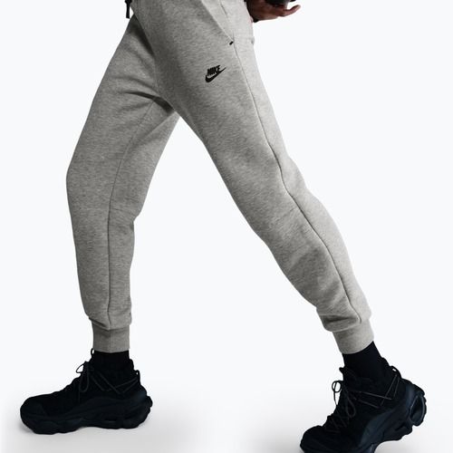 Pantaloni da donna Nike Sportswear Tech Fleece Mid-Rise dark grey heather/black