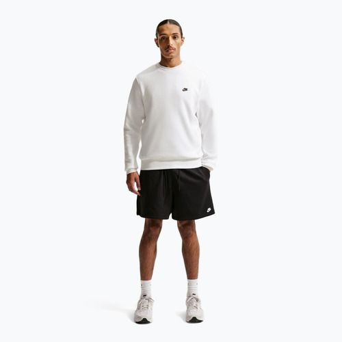 Felpa da uomo Nike Club Fleece Crew white/black
