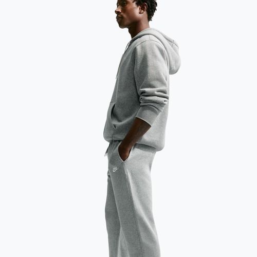 Pantaloni da uomo Nike Club French Terry Joggers dark grey heather/light smoke grey/white
