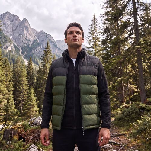 Gilet da uomo KADVA Cryon verde