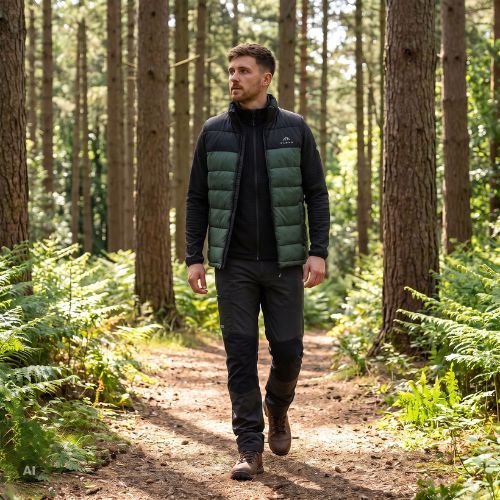 Gilet da uomo KADVA Cryon verde