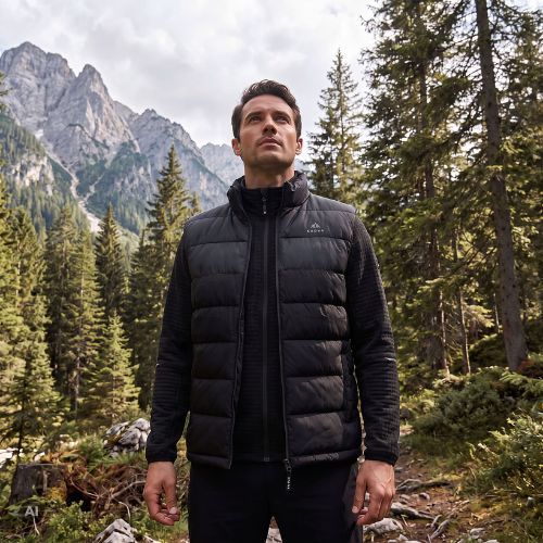 Gilet da uomo KADVA Cryon nero