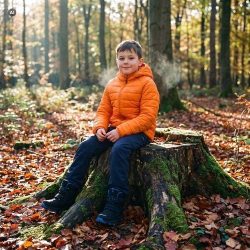 Giacca per bambini KADVA Litey JR arancione