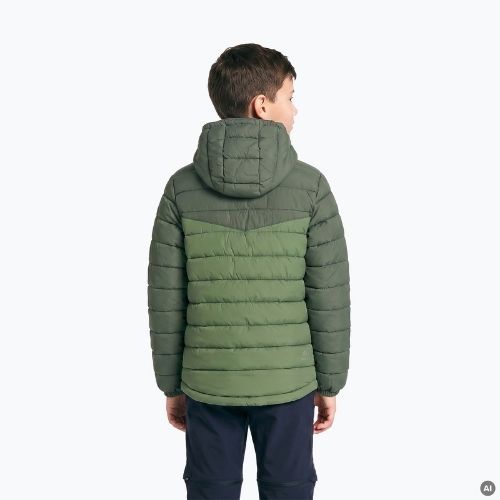 Giacca imbottita per bambini KADVA Snoway JRG verde