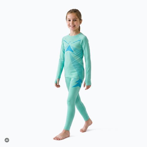 Zestaw bielizny termoaktywnej dla dzieci KADVA ALPINESTEP THERMO LIGHT PLUS JRG SET niebieski