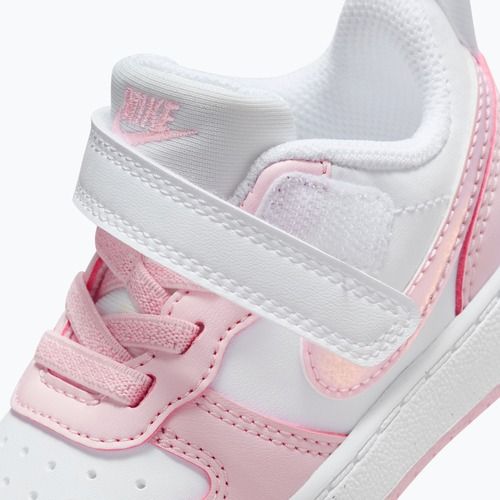 Scarpe per bambini Nike Court Borough Low Recraft white/pink foam
