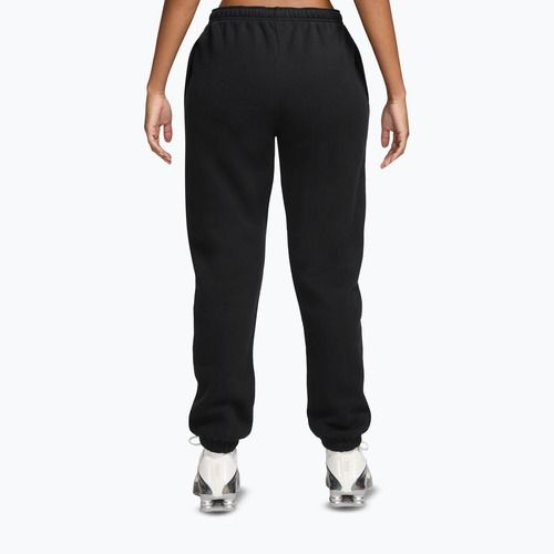 Pantaloni da donna Nike Studio Fleece total black/sail