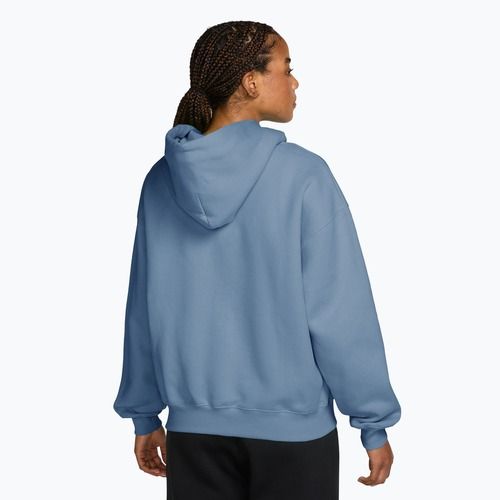 Felpa donna Nike Studio Fleece Medium Weight Oversized Full Zip work blue/sail