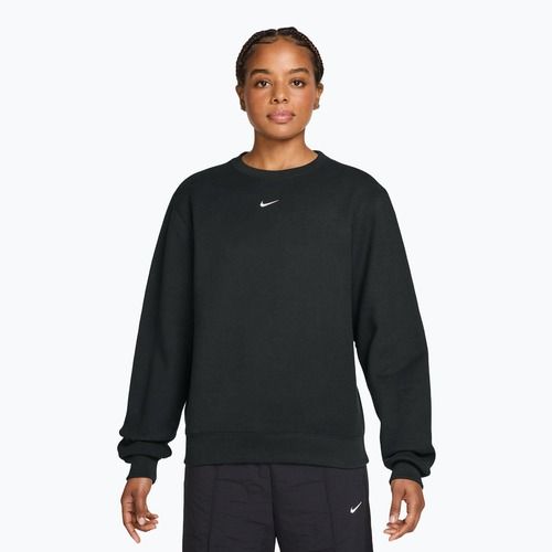 Felpa donna Nike Studio Fleece total black/sail