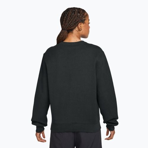 Felpa donna Nike Studio Fleece total black/sail