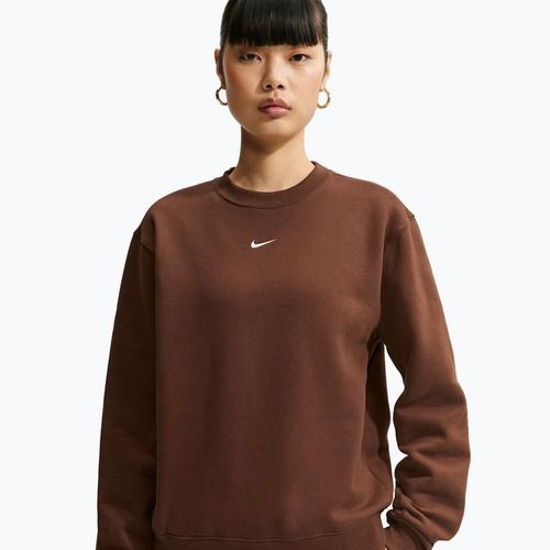 Felpa donna Nike Studio Fleece cacao wow/sail