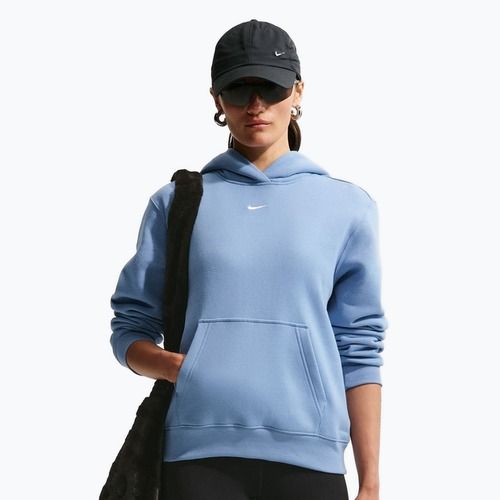 Felpa donna Nike Studio Fleece work blue/sail