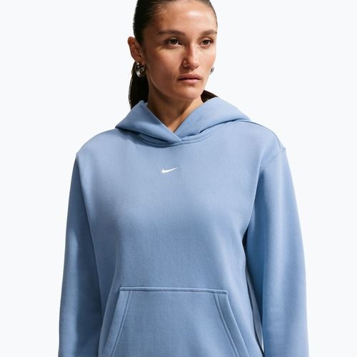 Felpa donna Nike Studio Fleece work blue/sail