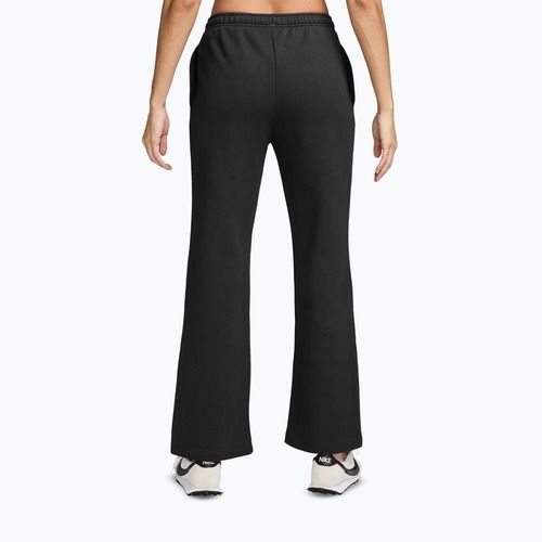 Pantaloni da donna Nike Studio Fleece total black/sail